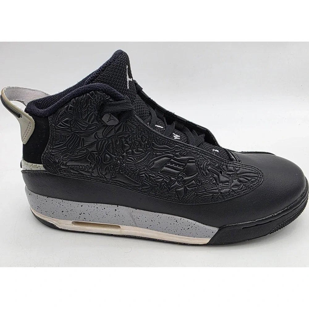 Nike Air Jordan Dub Zero Black Wolf Grey White Laser Men's Boys Sneakers Size 7Y
